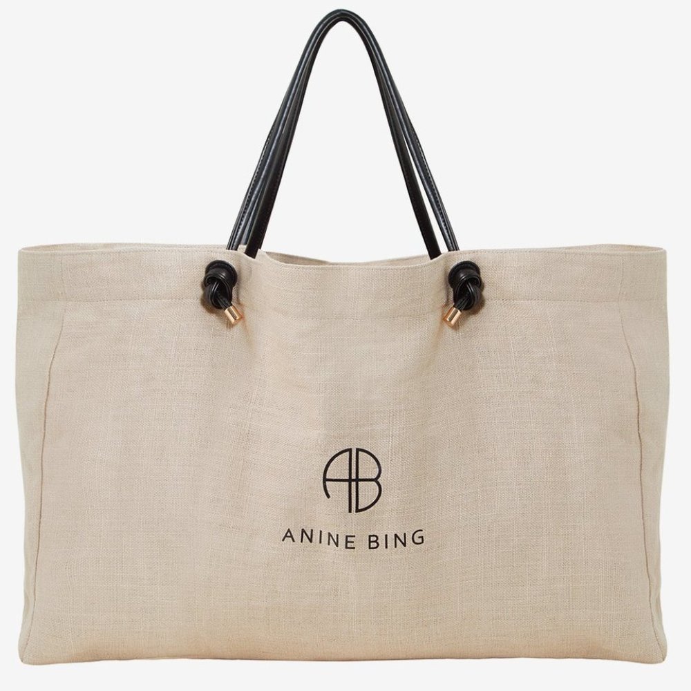 Anine Bing LARGE SAFFRON TOTE - Picture 4 of 10